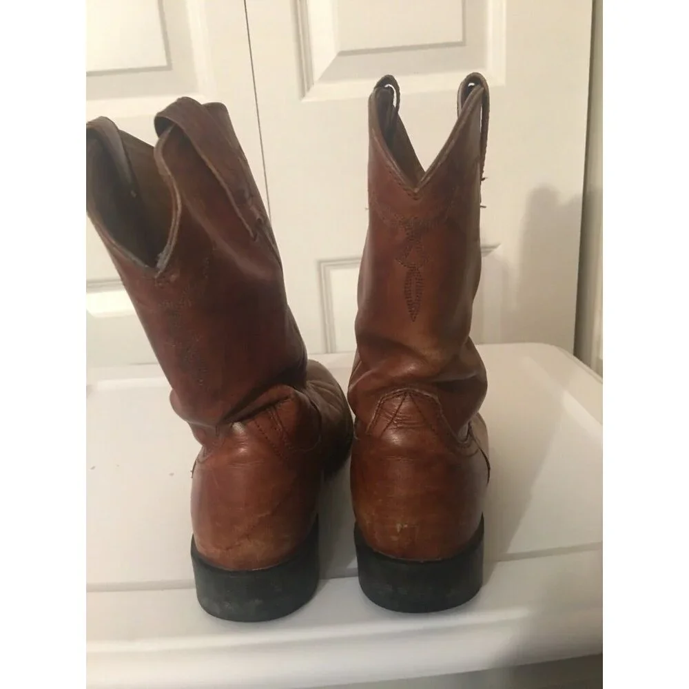 Ariat Brown Leather Boots Men’s Sz 8 D‎ Style No 35503